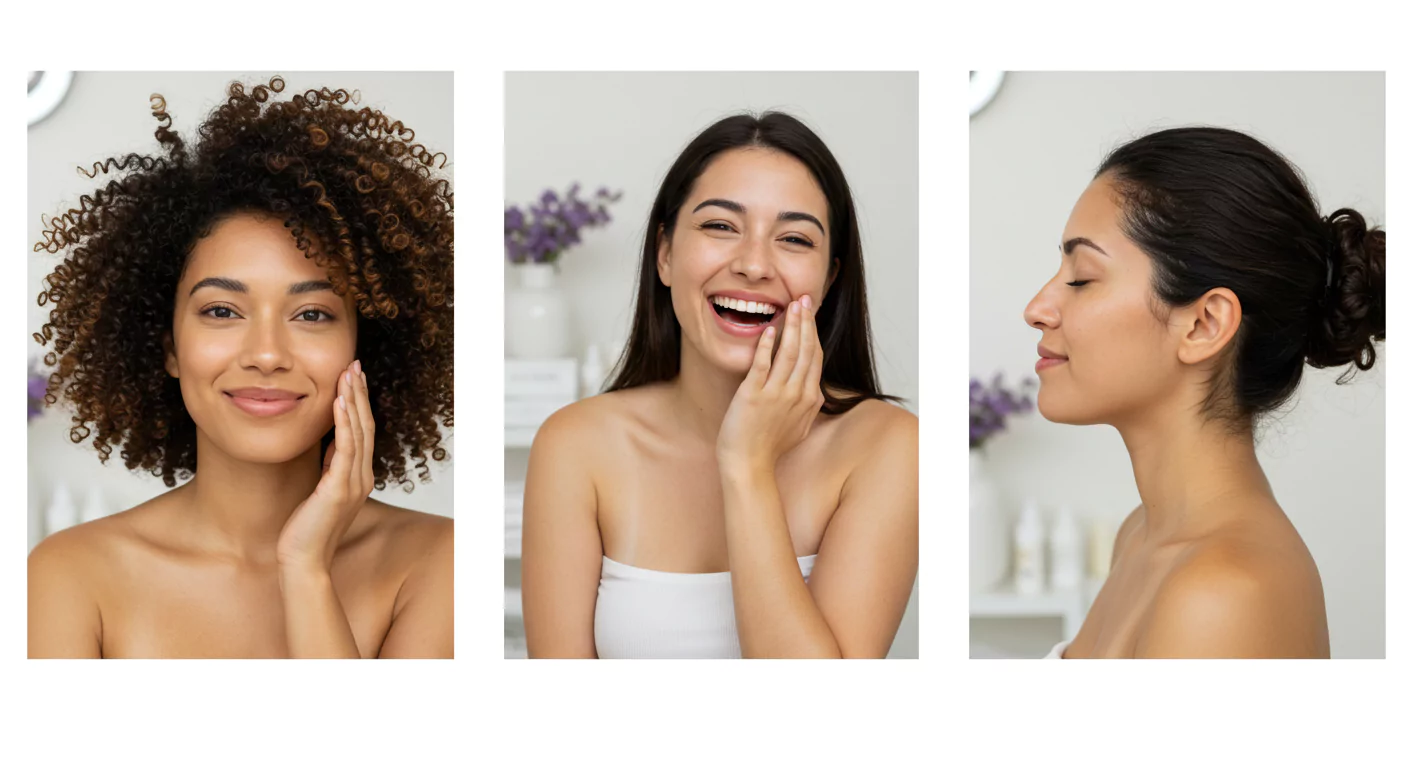 Opinión de Andrea M., clienta satisfecha con la depilación y tratamientos faciales de Nebula en Lima.